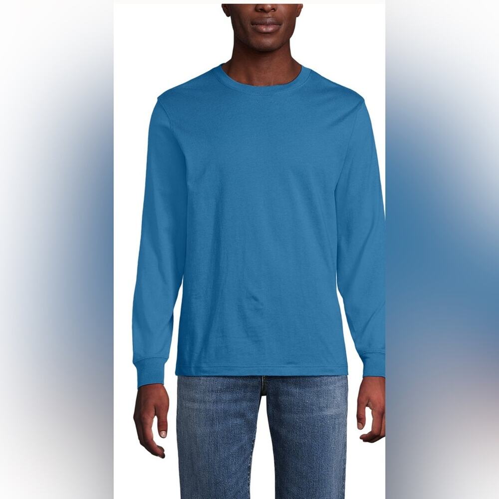 NEW Land’s End Men's Super-T Long Sleeve T-Shirt L/T